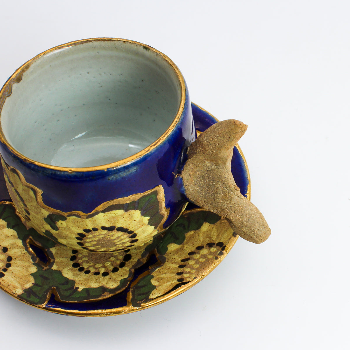 DEMIRASSE CUP AND SAUCER NOIR