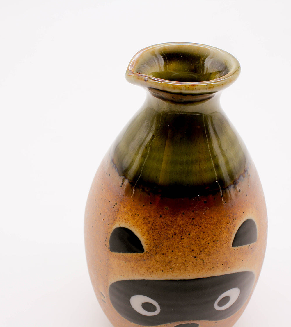 Carafe à saké tokkuri Tanuki