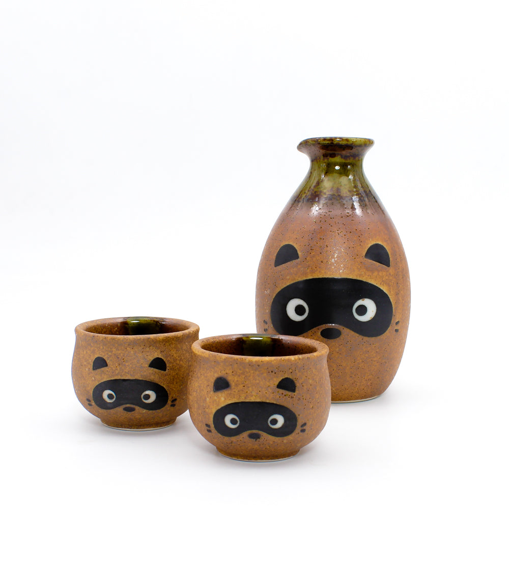 Coupe à saké choko Tanuki