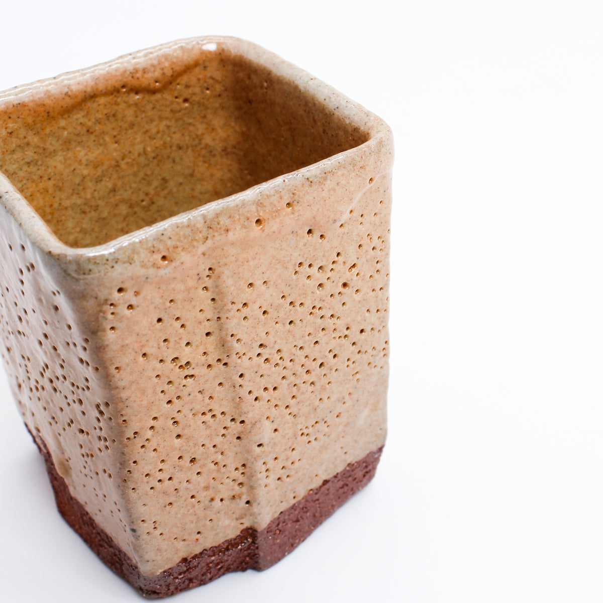 SAKE CUP SQUARE ORANGE