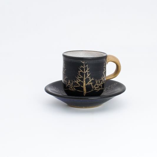 DEMITASSE CUP AND SAUCER MAT