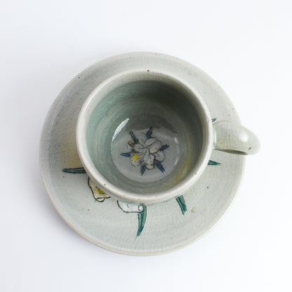 DEMITASSE CUP AND SAUCER YURI