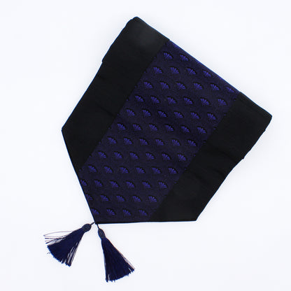 TABLE RUNNER NAVY BLUE SILVER